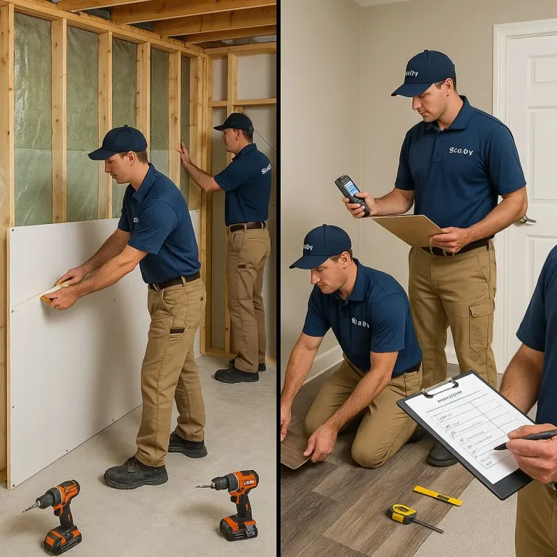 Repairs and Reconstruction process in Justin, TX
