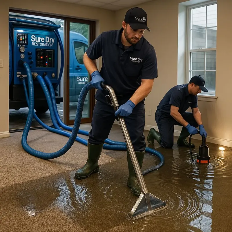 Water Extraction and Removal process in Justin, TX